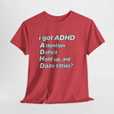 Funny ADHD Shirt "I Got ADHD" Acronym Joke Tee in Navy
