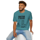 Doctor of Medicine Handwriting Evolution Shirt Funny Medical Career Tee