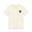 "Still Here, Still Funny" Minimalist Badge T-Shirt