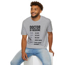 Doctor of Medicine Handwriting Evolution Shirt Funny Medical Career Tee