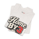 "Home By 3 Club" Funny Retro Badge T-Shirt