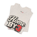 "Home By 3 Club" Funny Retro Badge T-Shirt