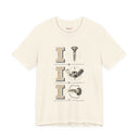 Funny Hardware T-Shirt  DIY Mechanic Screw & Bolt Graphic Tee