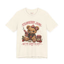 "Strawberry Jams But My Beretta Don't" Funny Teddy Bear T-Shirt