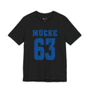 "Mücke 63" Distressed Varsity Number T-Shirt