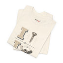 Funny Hardware T-Shirt  DIY Mechanic Screw & Bolt Graphic Tee