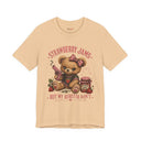 "Strawberry Jams But My Beretta Don't" Funny Teddy Bear T-Shirt