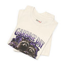 Funny Raccoon T-Shirt “Garbage Day Survivor” Graphic Tee