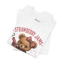 "Strawberry Jams But My Beretta Don't" Funny Teddy Bear T-Shirt