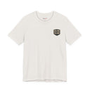"Still Here, Still Funny" Minimalist Badge T-Shirt