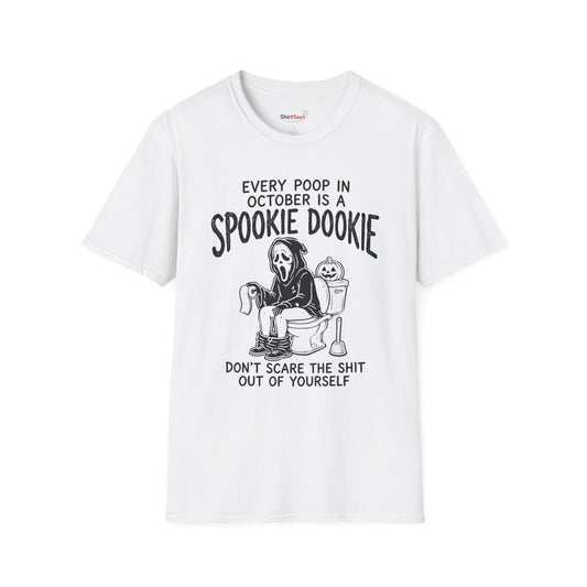 “Spooky Dookie” Funny Halloween Toilet Humor T-Shirt