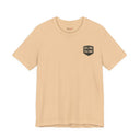 "Still Here, Still Funny" Minimalist Badge T-Shirt