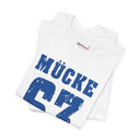 "Mücke 63" Distressed Varsity Number T-Shirt