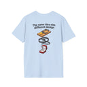 Funny Mouse Trap T-Shirt, “The Same Idea with Different Design”  Dark Humor Graphic Tee