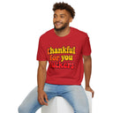 Thankful for You Fuckers Shirt Funny Retro Thanksgiving Graphic Tee