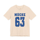 "Mücke 63" Distressed Varsity Number T-Shirt