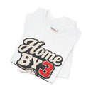 "Home By 3 Club" Funny Retro Badge T-Shirt
