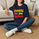 Thankful for You Fuckers Shirt Funny Retro Thanksgiving Graphic Tee