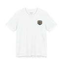 "Still Here, Still Funny" Minimalist Badge T-Shirt