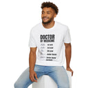 Doctor of Medicine Handwriting Evolution Shirt Funny Medical Career Tee