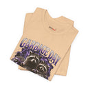 Funny Raccoon T-Shirt “Garbage Day Survivor” Graphic Tee