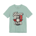 "Home By 3 Club" Funny Retro Badge T-Shirt