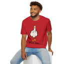Duck You Shirt Funny Cartoon Duck Middle Finger Novelty Tee
