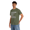 Funny ADHD Shirt "I Got ADHD" Acronym Joke Tee in Navy