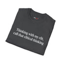 “Clitical Thinking” Funny Adult Humor Statement T-Shirt