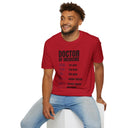 Doctor of Medicine Handwriting Evolution Shirt Funny Medical Career Tee