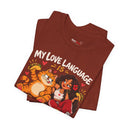 "My Love Language Is Tacos & Latinas" Funny T-Shirt