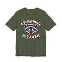 "Everything Is Trash" Raccoon Graphic T-Shirt | Funny Metal Band Style Tee