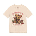 "Strawberry Jams But My Beretta Don't" Funny Teddy Bear T-Shirt