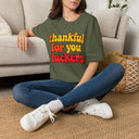 Thankful for You Fuckers Shirt Funny Retro Thanksgiving Graphic Tee