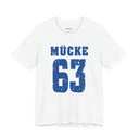 "Mücke 63" Distressed Varsity Number T-Shirt