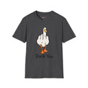 Duck You Shirt Funny Cartoon Duck Middle Finger Novelty Tee