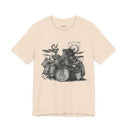 Octopus Drummer T-Shirt | Detailed Drum Kit Art Tee for Musicians