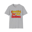 Thankful for You Fuckers Shirt Funny Retro Thanksgiving Graphic Tee