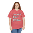 Funny ADHD Shirt "I Got ADHD" Acronym Joke Tee in Navy