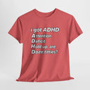 Funny ADHD Shirt "I Got ADHD" Acronym Joke Tee in Navy