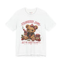 "Strawberry Jams But My Beretta Don't" Funny Teddy Bear T-Shirt
