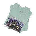 Funny Raccoon T-Shirt “Garbage Day Survivor” Graphic Tee